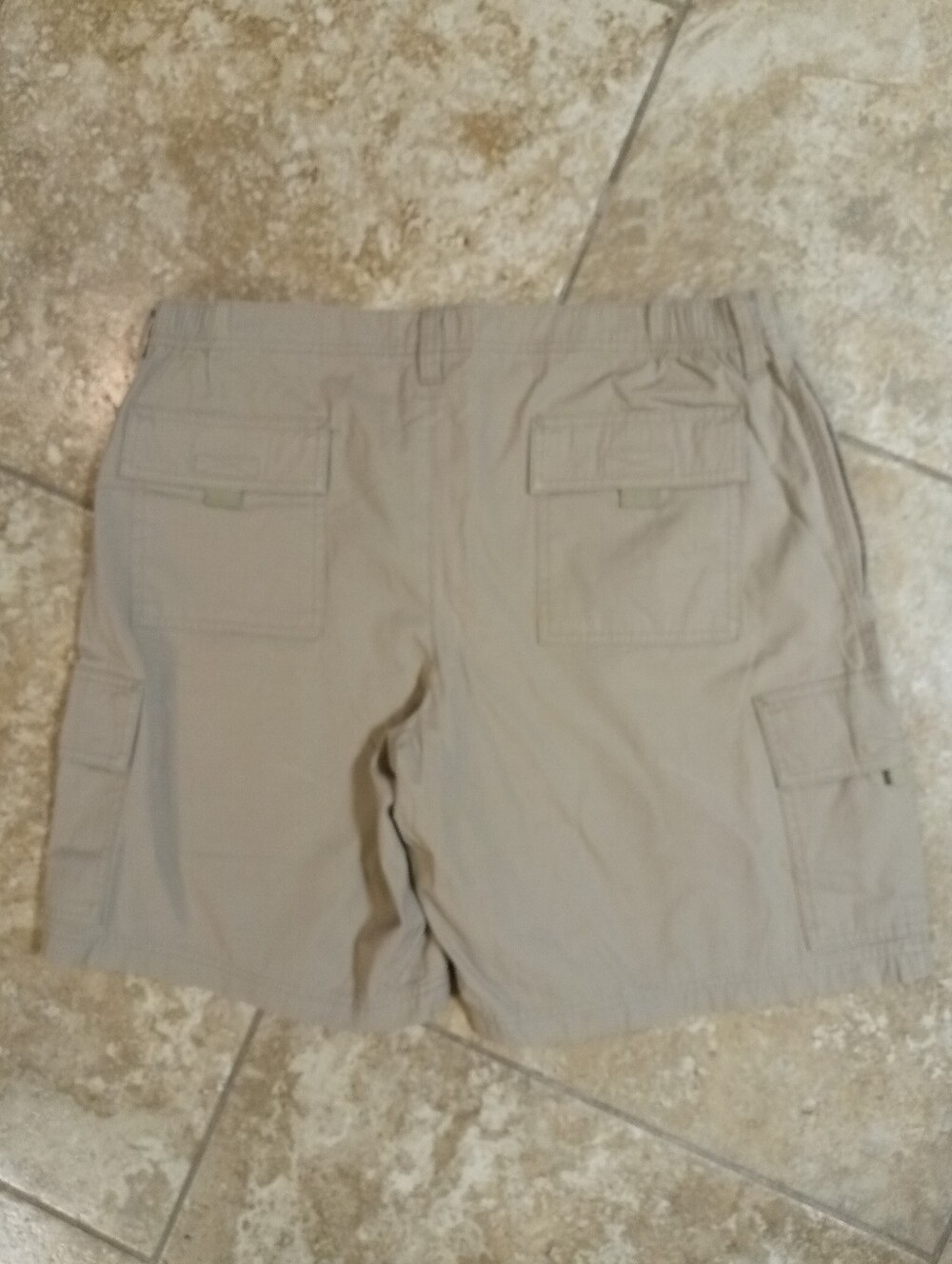 RedHead Men's Tan Elastic-Waist Cargo Shorts - Picture 2 of 6